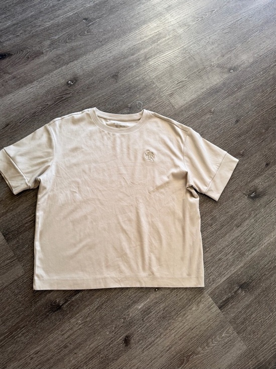 Giordano Tops - Everyday Relaxed Pink Short-Sleeve Tee